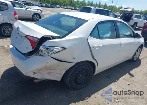 2016 Toyota Corolla Le from USA, damaged, VIN 2T1BURHE4GC522566
